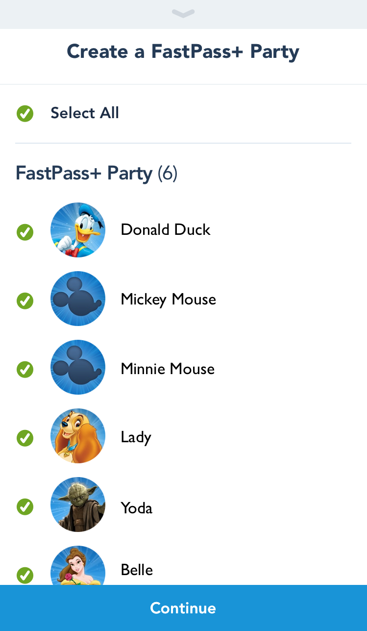 FASTPASS+ for groups