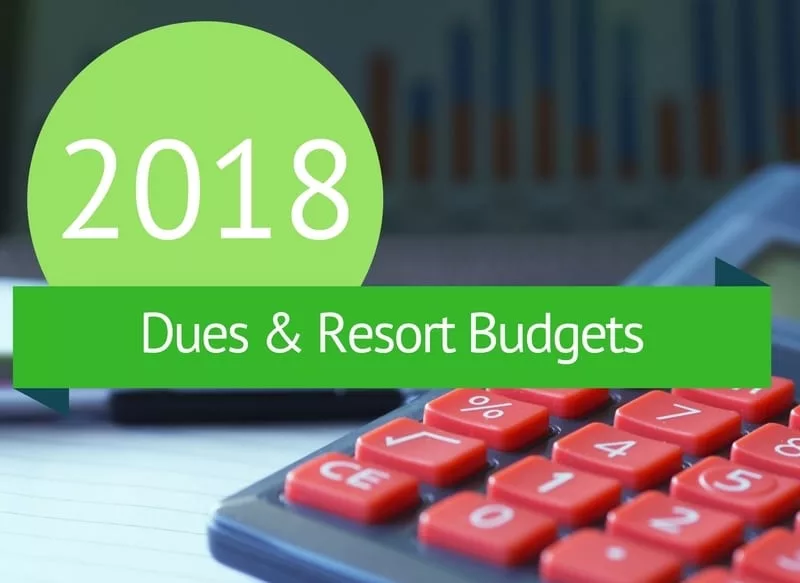 2018 DVC Dues and Resort Budgets Vacation Club Life